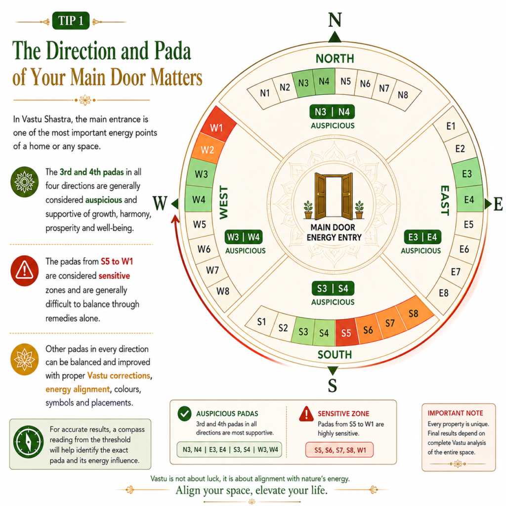 5 Vastu Tips for Your Home’s Main Entrance — Invite Prosperity from the First Step